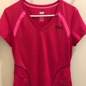 Fila Sport Short Sleeve Top *Hot Pink